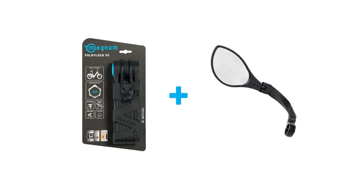 FoldyLock Compact Security & Visibility Kit — E-Bike Safety Bundle - main image